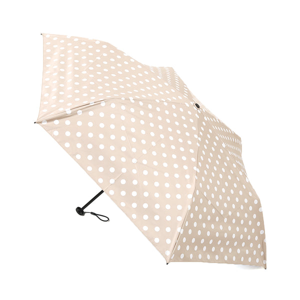 ☆NEW☆軽量 55cm カーボン6本骨 折りたたみ傘 ドット柄