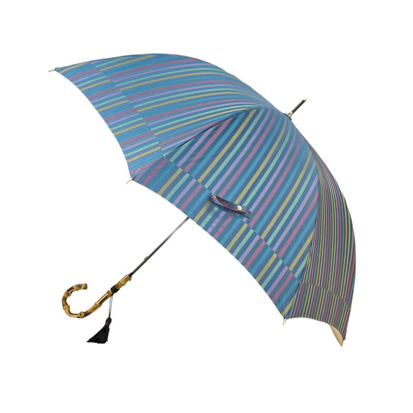 Women's Satin Dot Thin Roll Long Umbrella