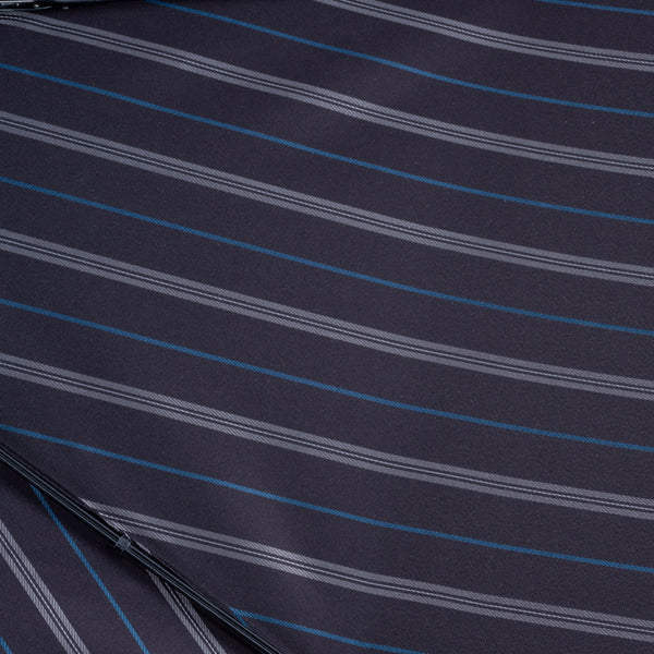 Double Face Alternate Stripe Wind Resistant Bone Folding Umbrella 
