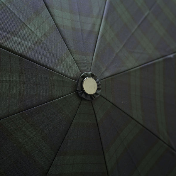 Black Watch Windproof Bone Folding Umbrella 