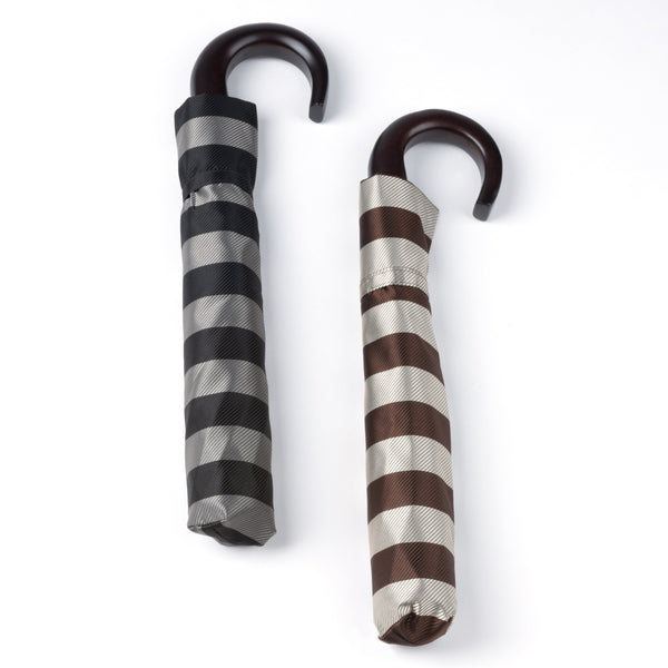 Wide Stripe Folding Umbrella 