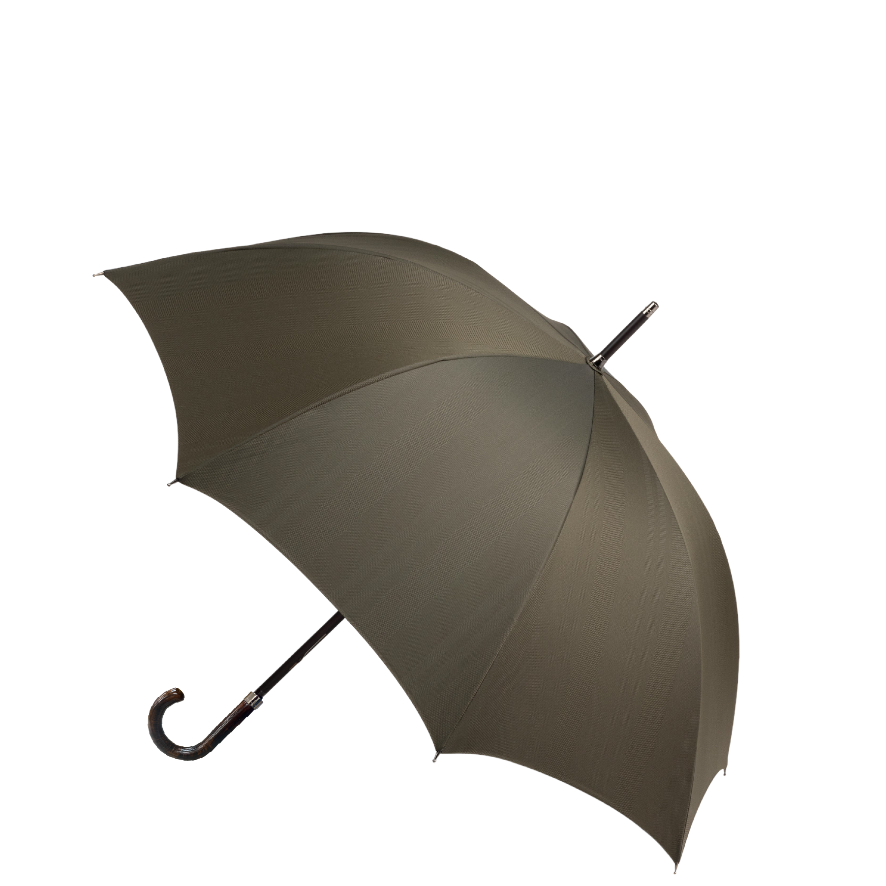 Jacquard Woven Plain Stripe Long Umbrella 