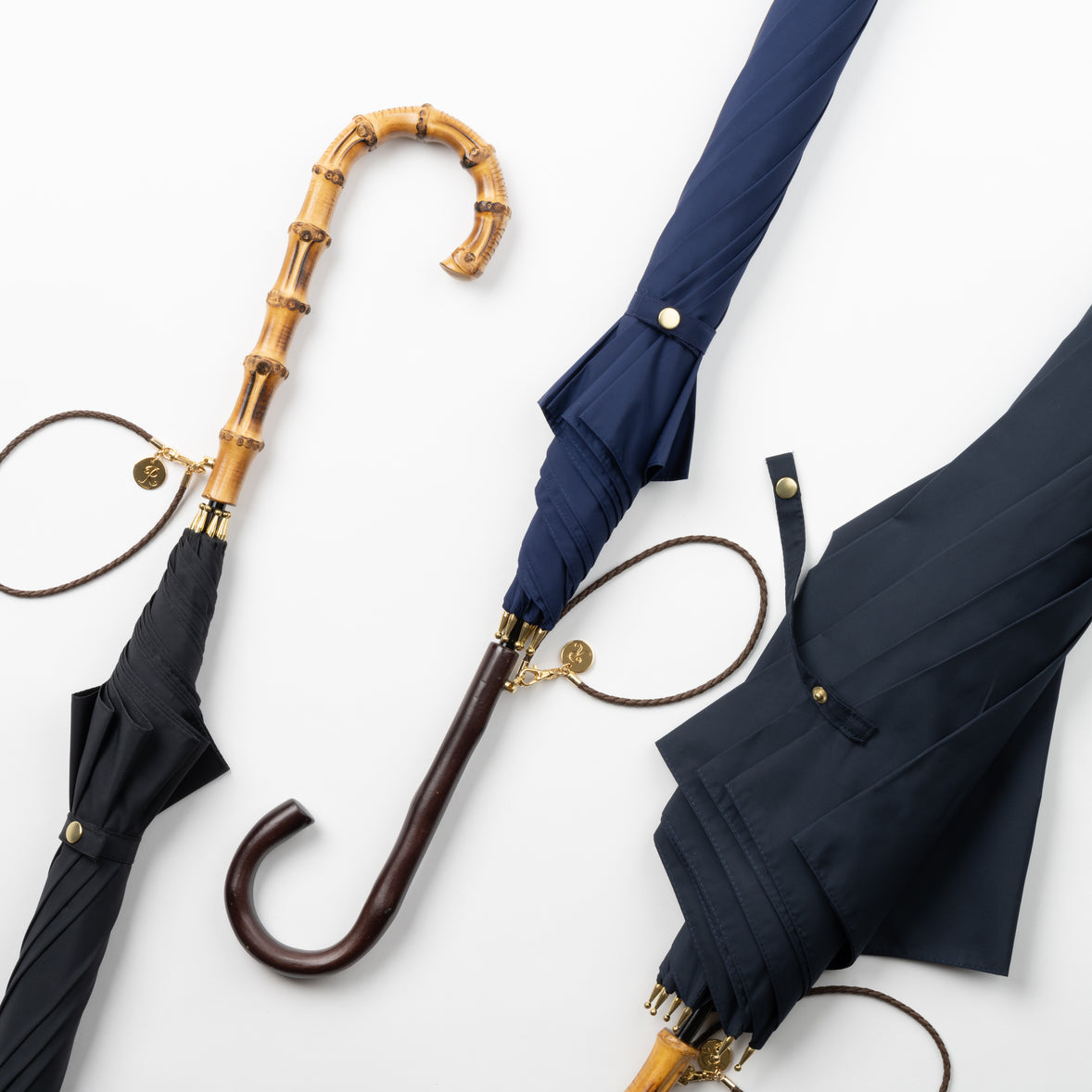 ☆ New color added Strong water repellent Raindrop Ladies Rectus Bamboo Long Umbrella