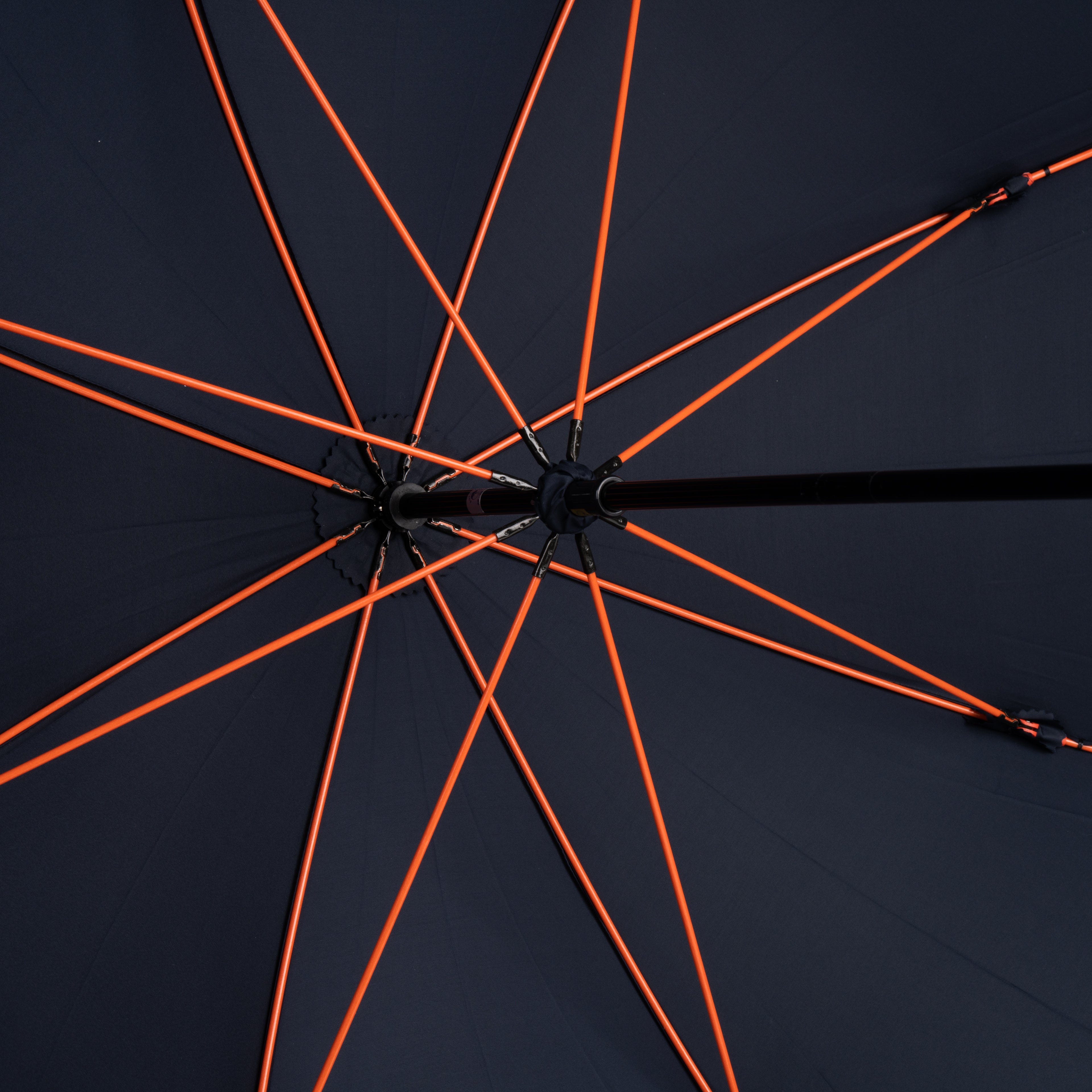 【公式限定】レクタス オレンジ骨 強力撥水 レインドロップ 長傘