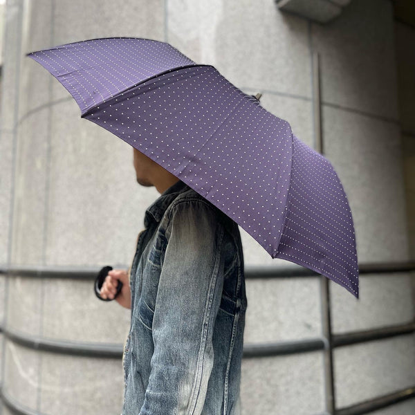 [Sale] Dot Jacquard Folding Umbrella 