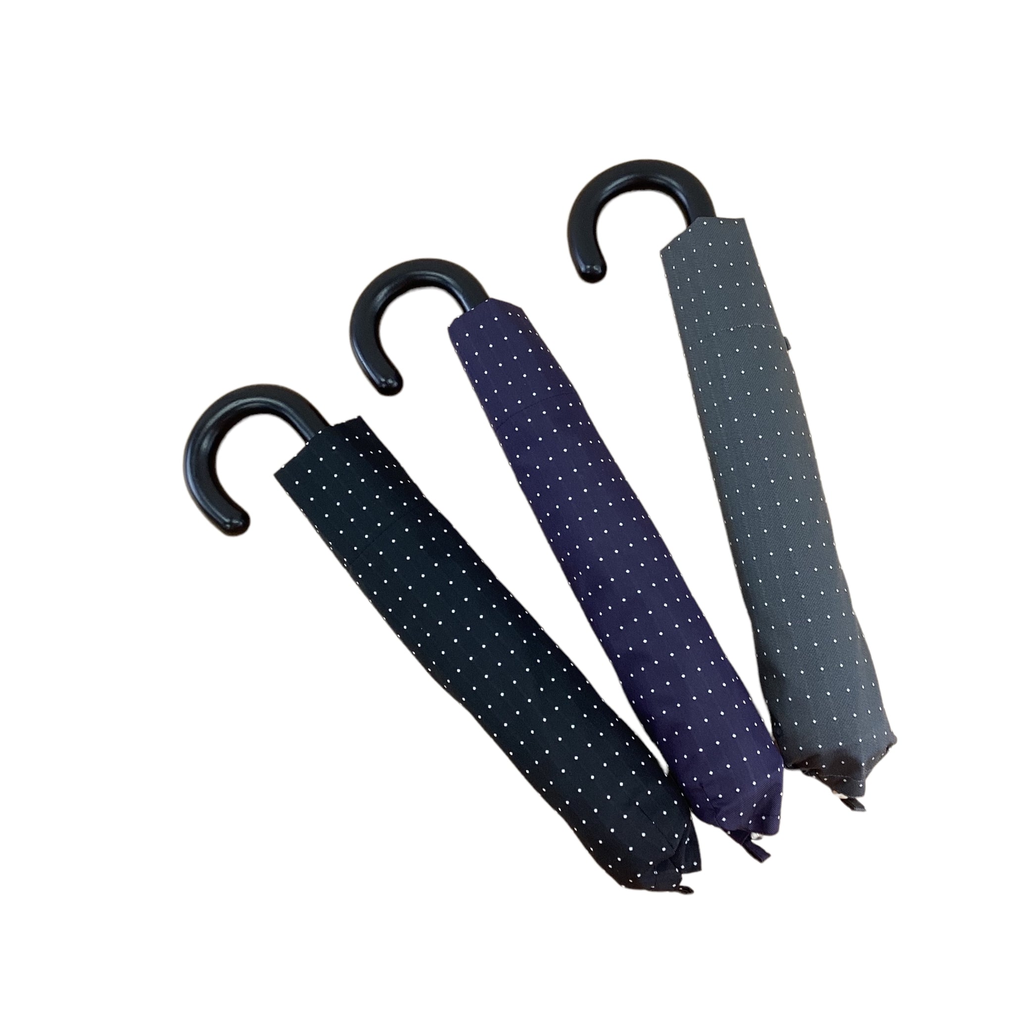 [Sale] Dot Jacquard Folding Umbrella 