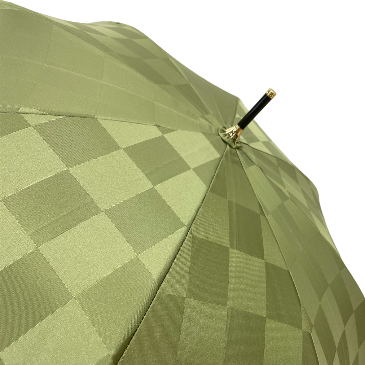 Women's Satin Dot Thin Roll Long Umbrella