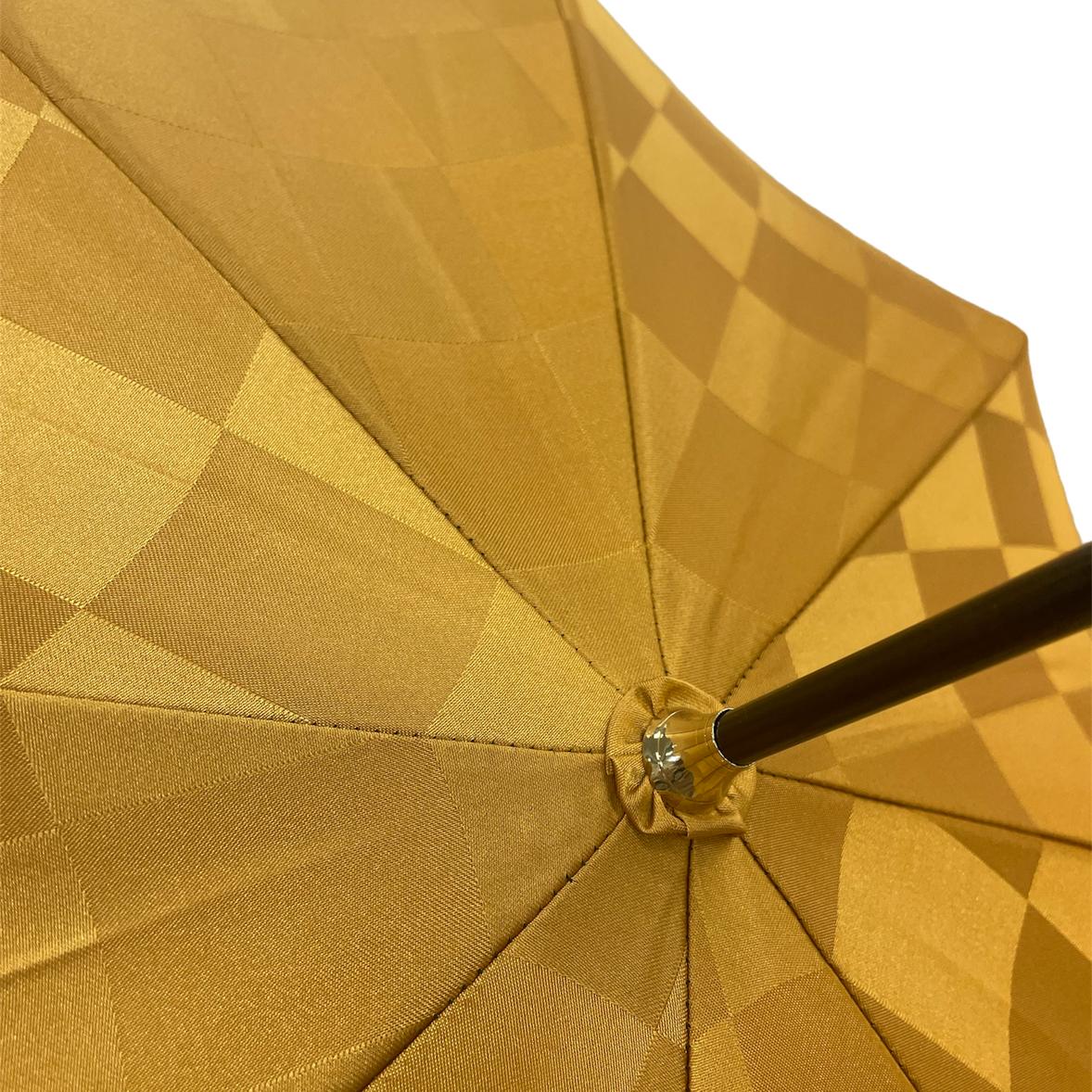 Women's Satin Dot Thin Roll Long Umbrella