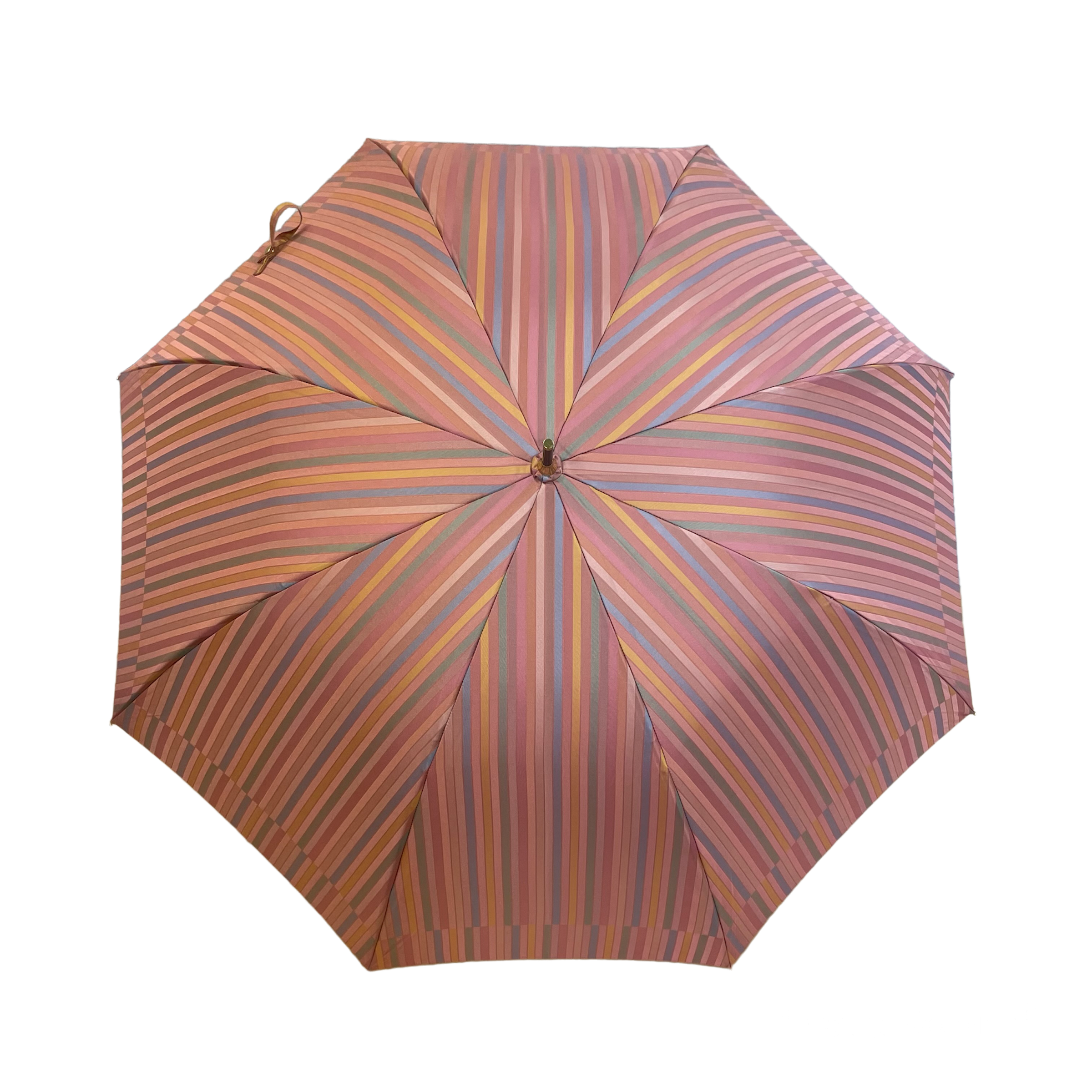 Women's Satin Dot Thin Roll Long Umbrella