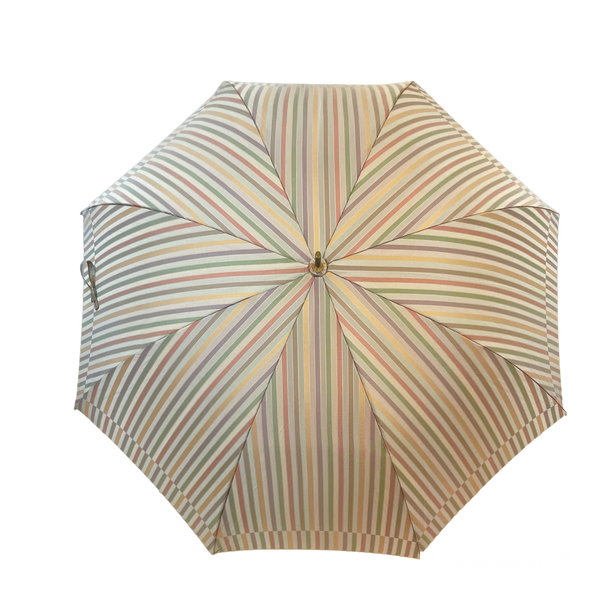 Women's Satin Dot Thin Roll Long Umbrella