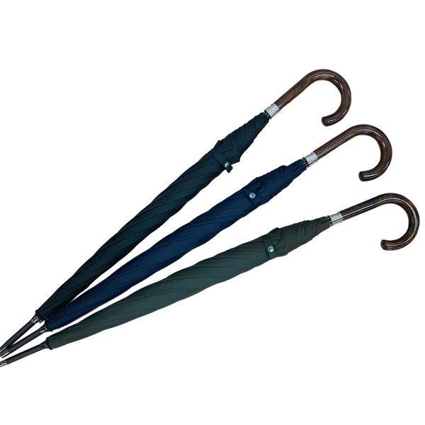 Jacquard Woven Plain Stripe Long Umbrella 