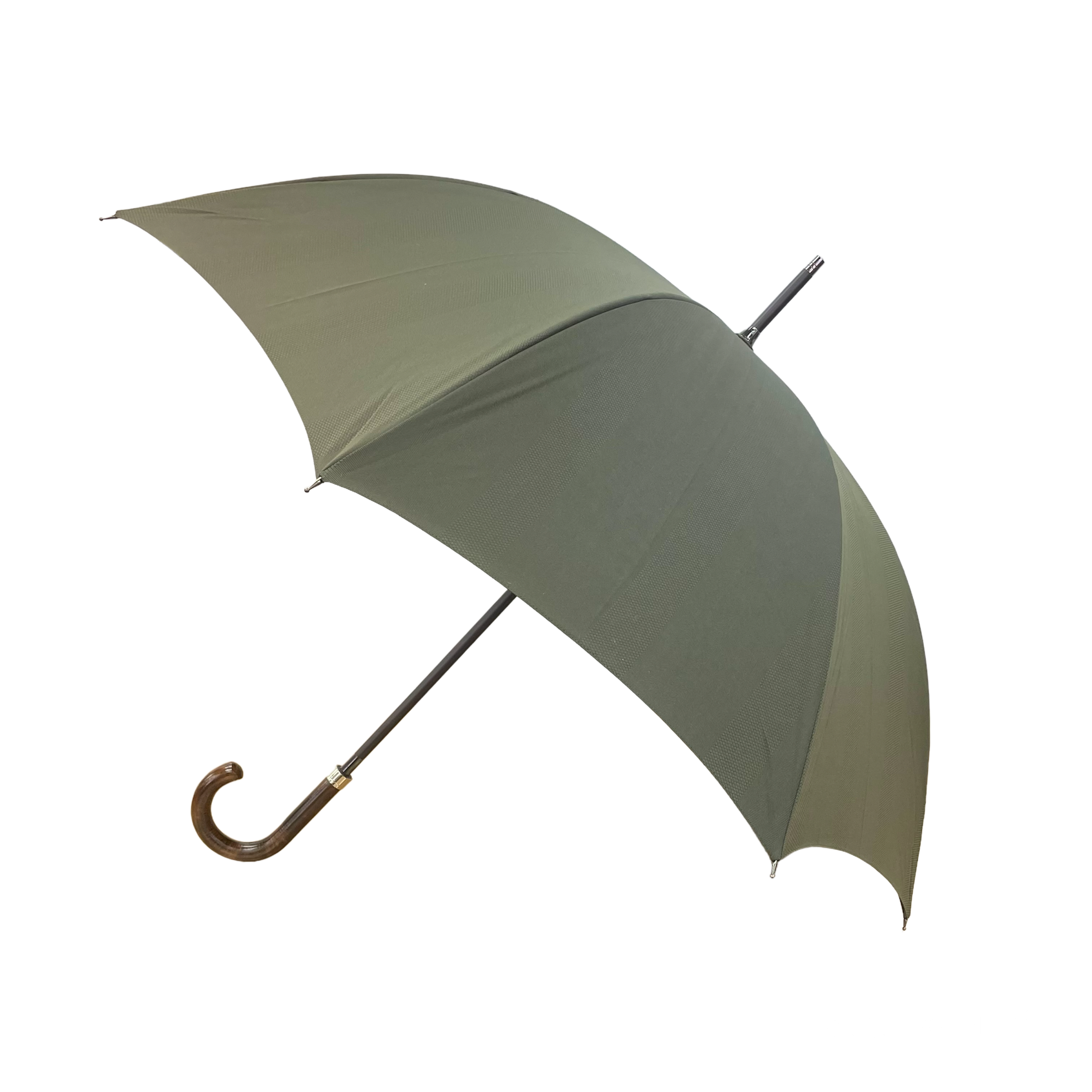 Jacquard Woven Plain Stripe Long Umbrella 