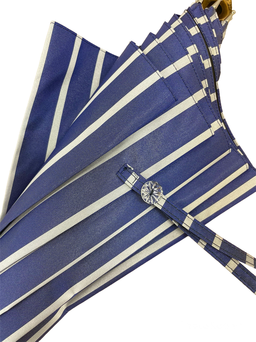 [First-class shading] Ladies Slide Shaft Bonbon Stripe Parasol 