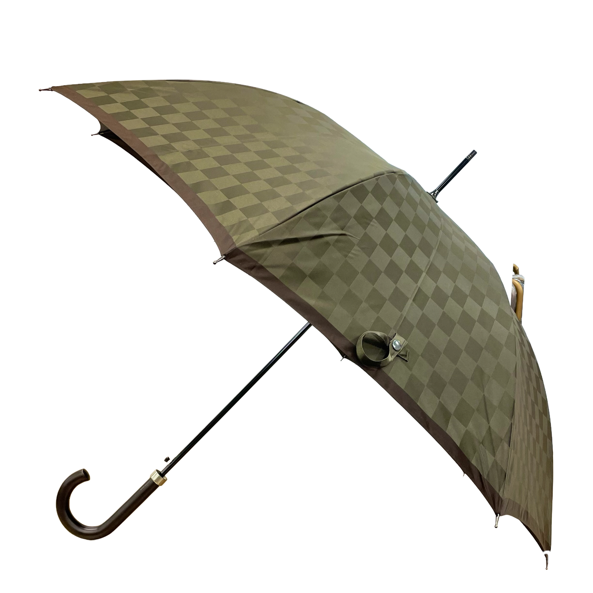 Bright Stripe Wind Resistant Jump Bone Long Umbrella 