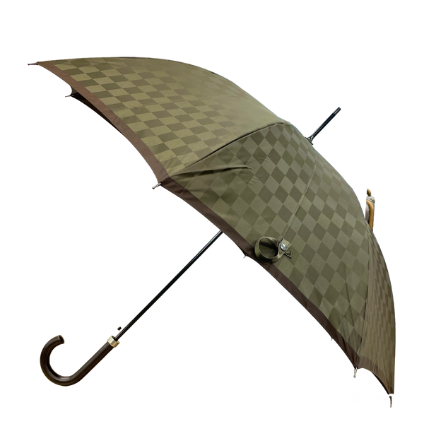 Bright Stripe Wind Resistant Jump Bone Long Umbrella 