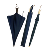 選べるハンドル　2way　裏レトロストライプ折りたたみ傘