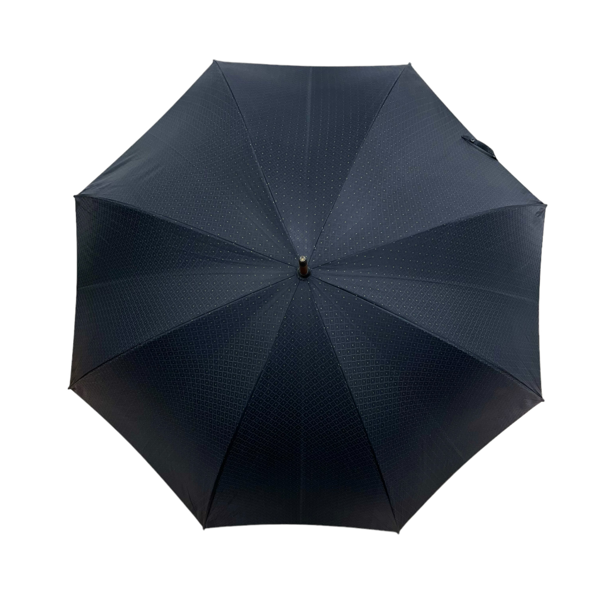 Japanese Oak Stick Water Buffalo Stone Pin Stripe Long Umbrella