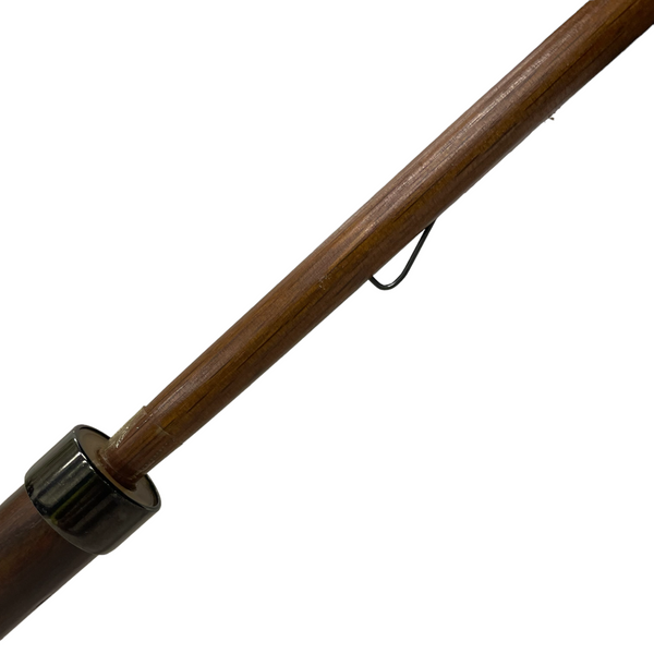 Japanese Oak Stick Water Buffalo Stone Pin Stripe Long Umbrella