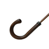 Japanese Oak Stick Water Buffalo Stone Pin Stripe Long Umbrella